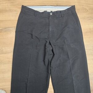 FootJoy Golf Pants Mens 35x34 Navy Blue Performance Stretch Flat Front Slacks FJ